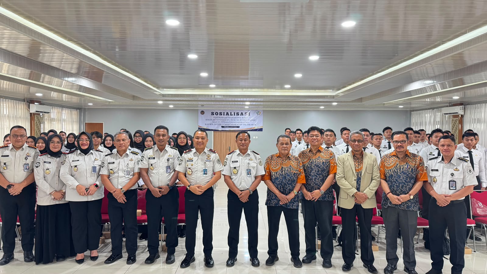 Sosialisasi Penerimaan Mahasiswa Baru STIH Litigasi Kelas Kerja Sama CPNS di Lingkungan Kantor Wilayah Ditjen Pemasyarakatan DKI Jakarta Tahun Akademik 2026/2027